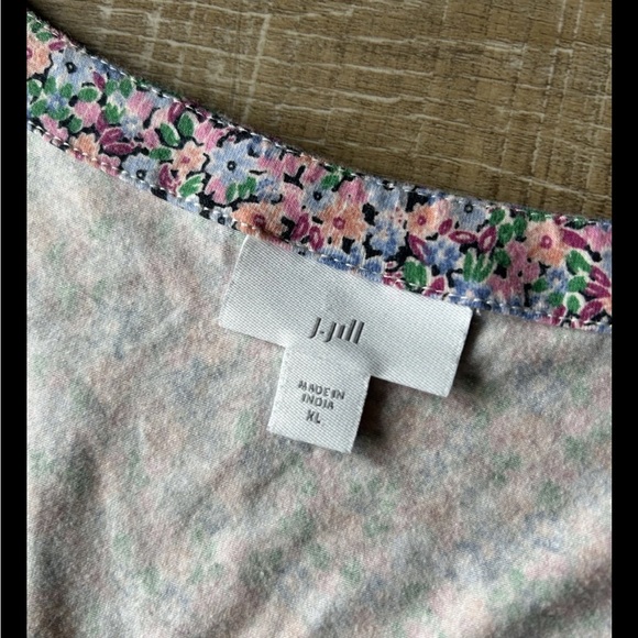 J. Jill Women’s Knit Dress BUNDLE Pockets XL XLP Flounced Flowy Beachy Summer - Picture 9 of 15